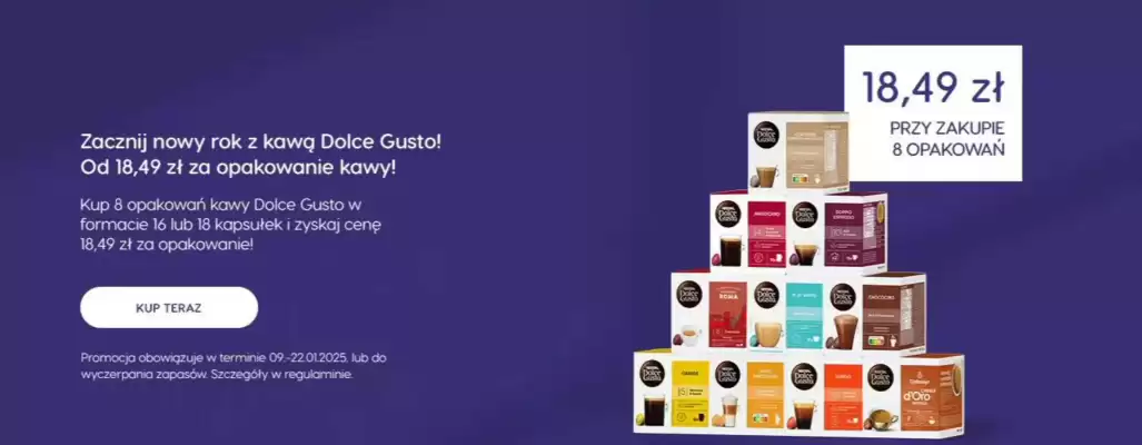 Dolce Gusto gazetka (ważność do 30-01)