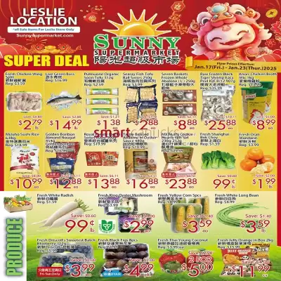 Sunny Food Mart flyer (valid until 22-01)