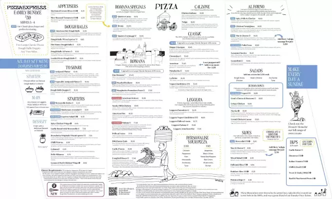 Pizza Express leaflet (valid until 30-04)