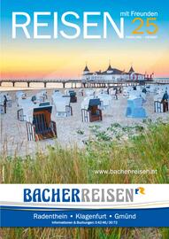 Bacher Reisen Flugblatt Seite 1