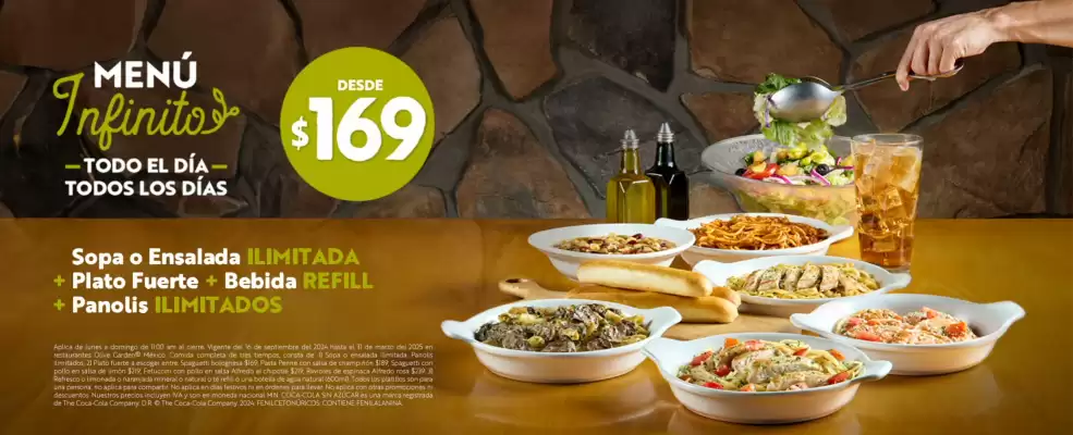 Catálogo Olive Garden (válido hasta 31-03)