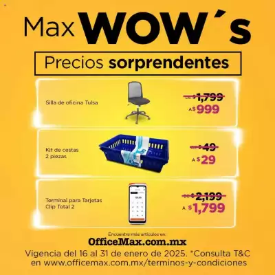 Catálogo OfficeMax (válido hasta 31-01)