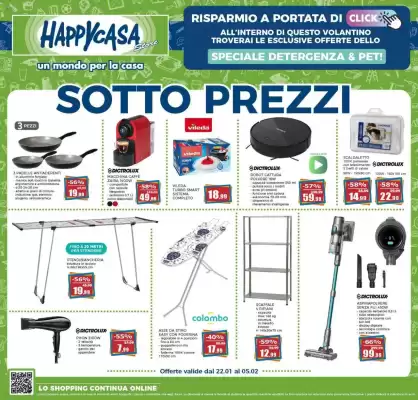 Volantino Happy Casa (valido fino al 5-02)