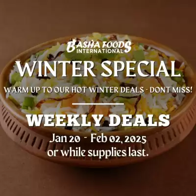 Basha Foods flyer (valid until 2-02)