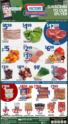 Victory Meat Market flyer (valid until 28-01)