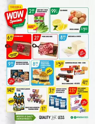 Tavora Foods flyer (valid until 28-01)