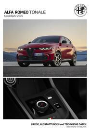 Alfa Romeo Flugblatt | Tonale 2025 Seite 1