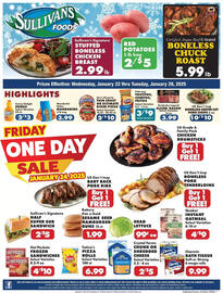 Sullivan's Foods Weekly Ad week 4 Page 1