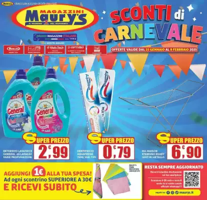 Volantino Maury's (valido fino al 8-02)