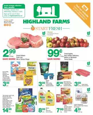 Highland Farms flyer (valid until 29-01)