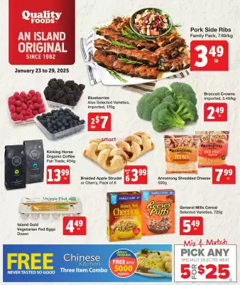 Quality Foods flyer (valid until 29-01)