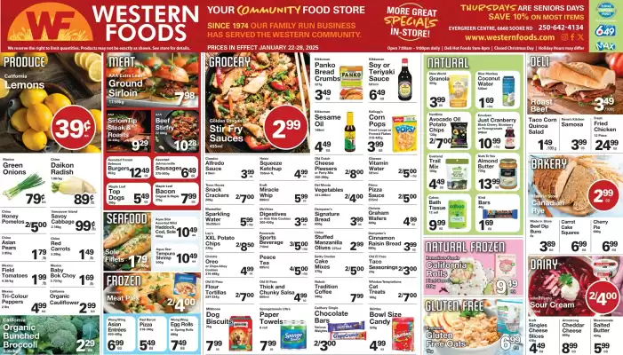 Western Foods flyer (valid until 28-01)