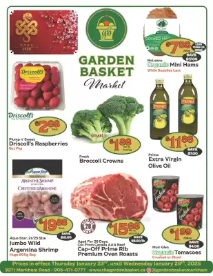 The Garden Basket flyer (valid until 29-01)