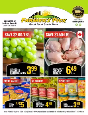 Farmer's Pick flyer (valid until 29-01)