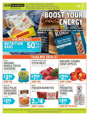 New Seasons Market ad (valid until 28-01)