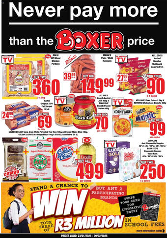 Boxer catalogue from 23/01 ️ Promotions and specials
