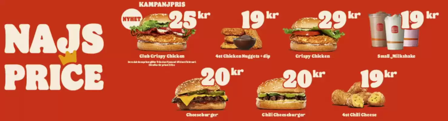 Burger King reklamblad (giltig till och med 5-02)