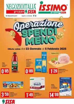 Volantino Issimo supermercado (valido fino al 5-02)