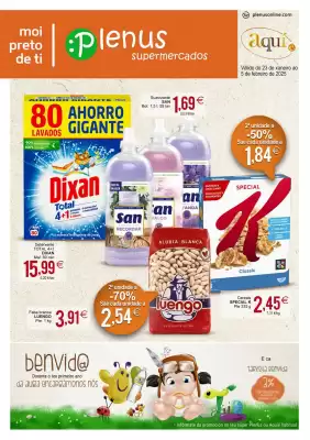 Folleto Plenus Supermercados (válido hasta el 5-02)