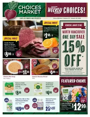 Choices Market flyer (valid until 29-01)