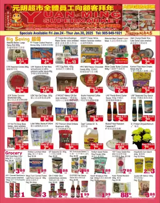 Yuan Ming Supermarket flyer (valid until 29-01)