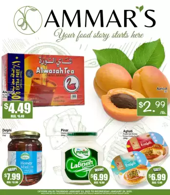 Ammar's Halal Meats flyer (valid until 29-01)