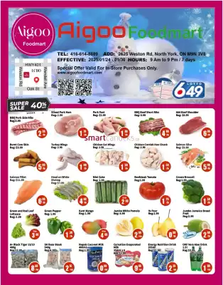 Aigoo Foodmart flyer (valid until 29-01)