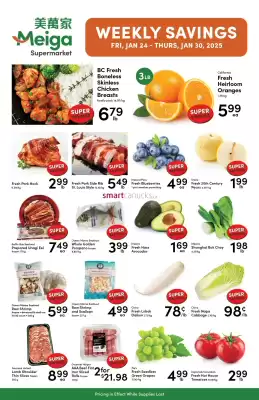 Meiga Supermarket flyer (valid until 29-01)