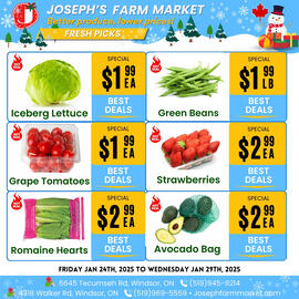 Joseph's Farm Market flyer week 4 Page 1