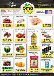 Oma Fresh Foods flyer week 4 Page 1