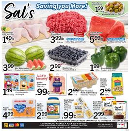 Sal's Grocery flyer week 4 Page 1