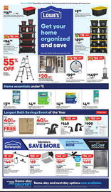 Lowe's Weekly Ad week 4 Page 1