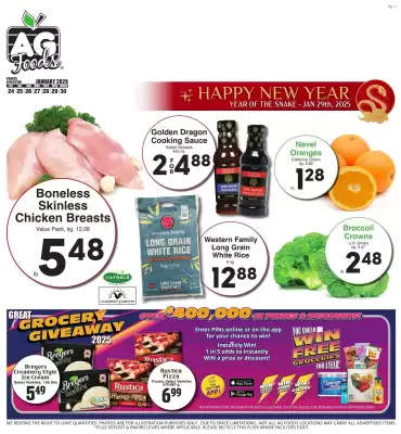 AG Foods flyer (valid until 30-01)