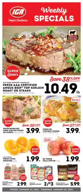 Market Place IGA flyer (valid until 30-01)