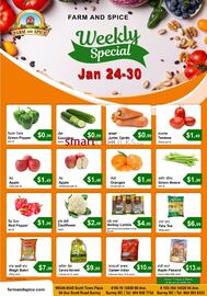 Farm And Spice Grocers flyer Page 1