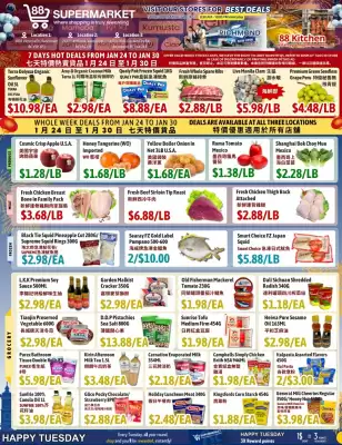 88 Supermarket flyer (valid until 30-01)