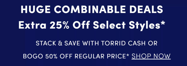 Torrid flyer Page 1