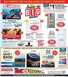 ABC Warehouse Weekly Ad week 5 Page 1