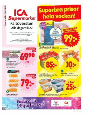 ICA Supermarket reklamblad (giltig till och med 2-02)