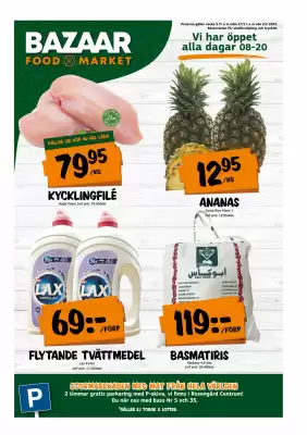 Bazaar Food market reklamblad (giltig till och med 2-02)