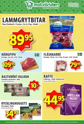 Matvärlden Tensta reklamblad (giltig till och med 2-02)