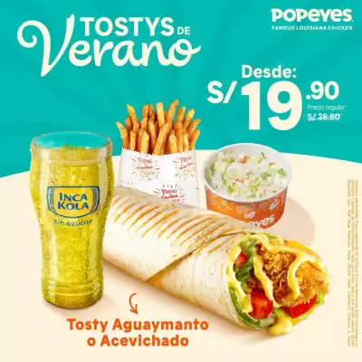 Catálogo Popeyes (válido hasta 3-02)