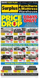 Surplus Furniture flyer Page 1