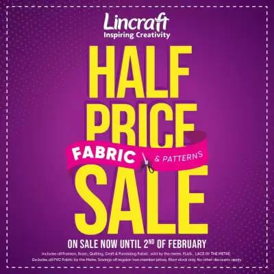 Lincraft catalogue (valid until 2-02)