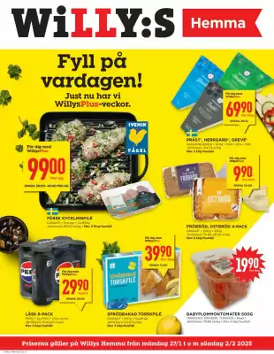 Willys Hemma reklamblad (giltig till och med 2-02)