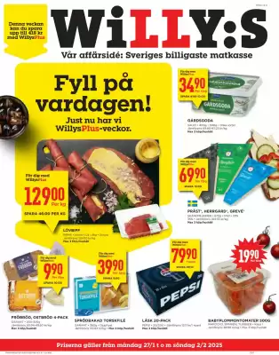 Willys reklamblad (giltig till och med 2-02)