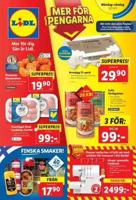 Lidl reklamblad (giltig till och med 9-02)