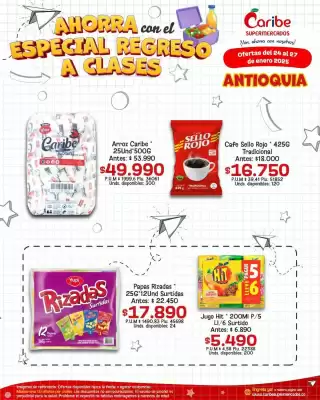 Catálogo Caribe Supermercados (válido hasta 28-01)