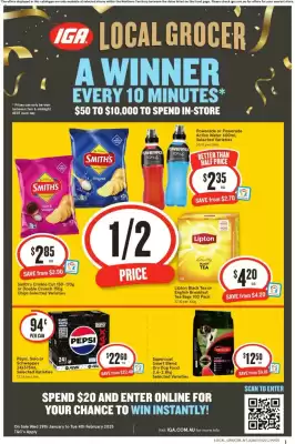 IGA catalogue (valid until 4-02)