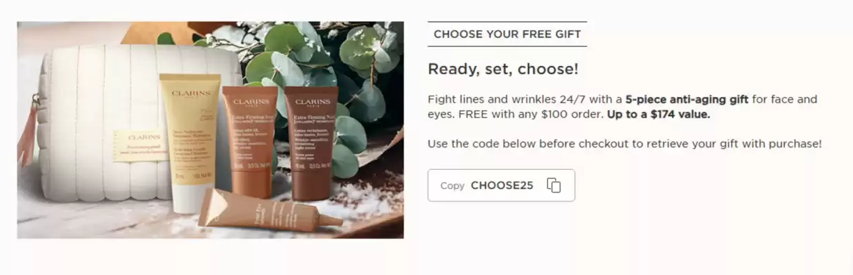 Clarins flyer (valid until 10-02)